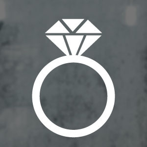 쥬얼리 아이콘 시트컷팅 스티커1 / 다이아몬드 반지 시트컷팅 스티커1